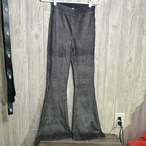 Aerie Groove-On Velour High Rise Flare Pants Ribbed Women’s Size Xs NWT